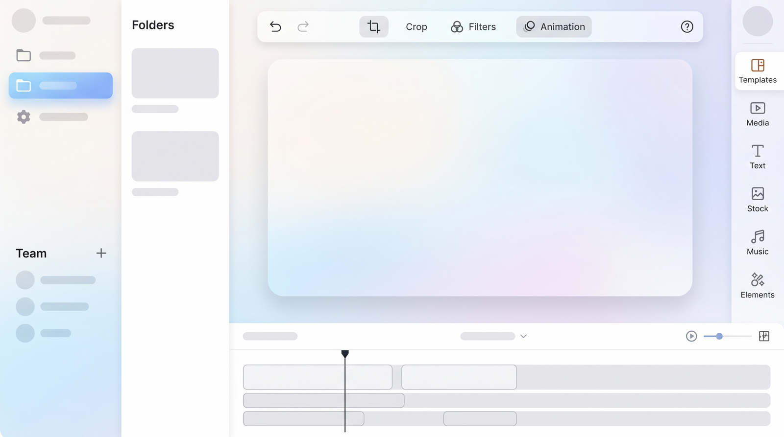 FlexClip interface